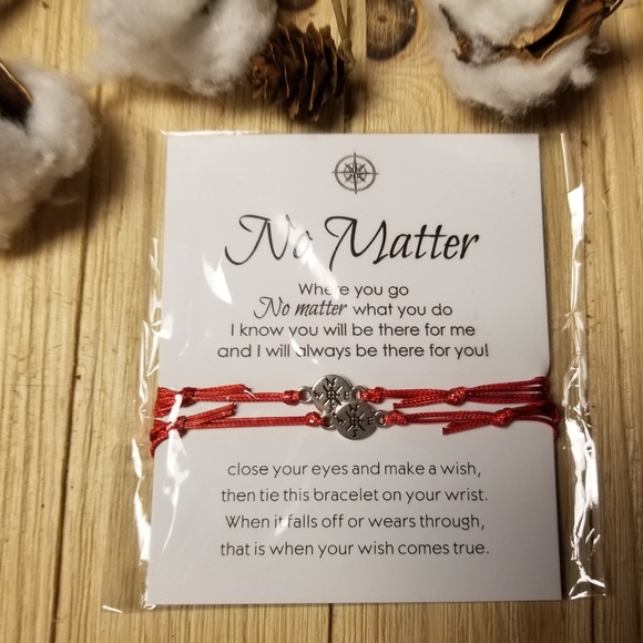 ⏱⏱Nice No Matter compass bracelets in RED⏱⏱ - Picture 9 of 13